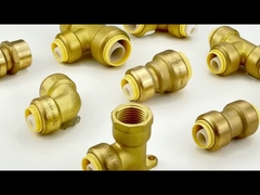 1/2 Inch Brass Push in Fittings PEX Pipe Connector dla niezawodnego dostaw wody