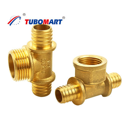 Miedziany Adapter Pex Sliding Fitting 1/2 Inch Lead Free Pex Tube Fitting