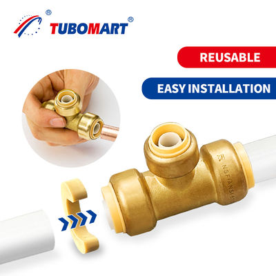 1/2 w Pex Push Fittings For Plumbing wodoodporne odporne na korozję