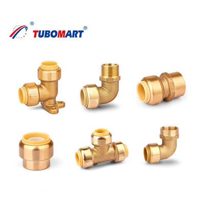 CW617N Bez ołowiu Pex Push Fittings Push To Connect Brass Pex Pipe Union