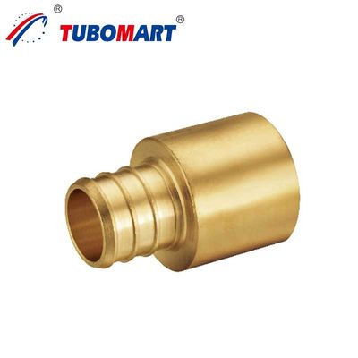 Wyroby z miedzi Pex Crimp Fittings 1/2 Inch Lead Free dla systemów wodociągowych