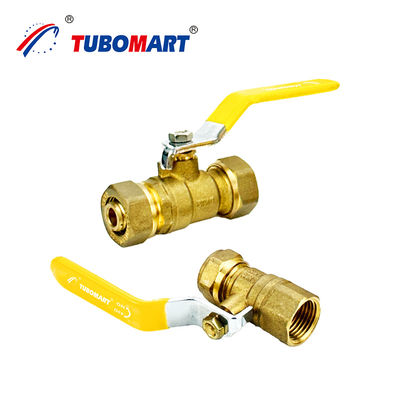 2 cali GAS Brass Ball Valve dla PEX-AL-PEX