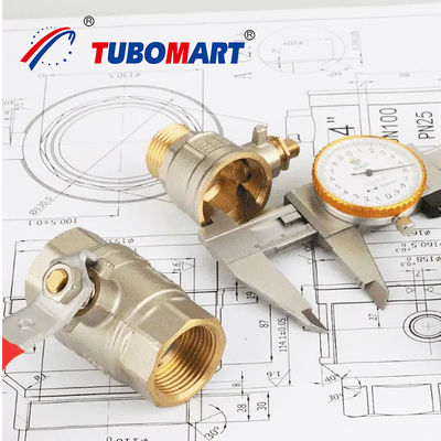 OEM Npt 1/2 Inch Cw617n Brass Gas Ball Valve For Cookers System Rury gazowej z Pex Al Pex 16