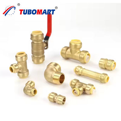 1/2 Inch Brass Push in Fittings PEX Pipe Connector dla niezawodnego dostaw wody