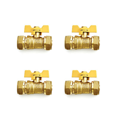 Producent 16-32mm Pex Brass Compression Fitting Equal Straight Do instalacji gazowych Pex Al Pex Fittings OEM