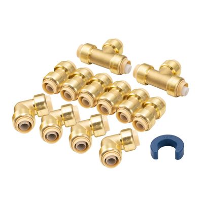 OEM Push w Fitting miedzianego sprzęgła szybki złącze Push w Fitting wodociągów Rurociąg Push Fit Shark Bite