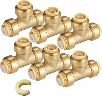 ISO mosiądz i PEX Tubing Kompatybilny Pex Push w łącznikach dla łatwej instalacji