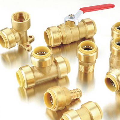 CE Certified Push in Fittings Woda wodna PEX AL PEX Miedź PVC Rynki USA CANADA