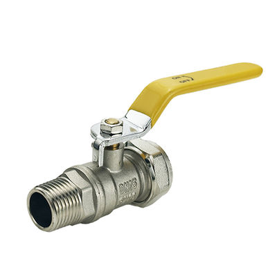 Tubomart OEM 1/4 Brass Ball Valve Ręcznie sterowany dostosowany wsparcie dla systemu gazowego
