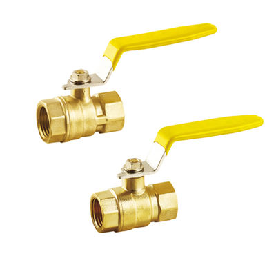 Zastosowalny ręczny zawór kulkowy gazowy Zawór gazowy zamknięty o niskiej i wysokiej temperaturze do ogólnego użytku Zawór kulkowy miedziany