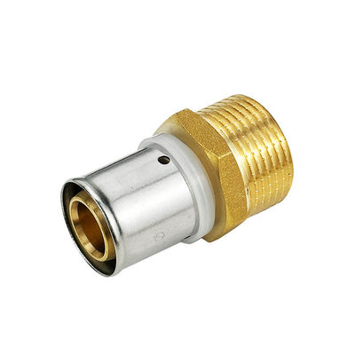 Gorąca sprzedaż OEM Niestandardowy Prasownik Rury Pex Wyposażony w naturalną mosiądzę Kolor Certyfikacja CE