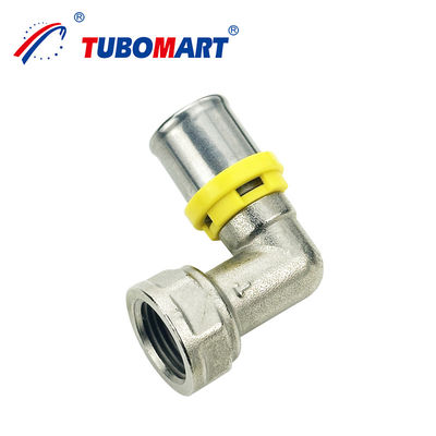 System hydrauliczny Tubomart z prasy Pex Al Pex TH Typ Fittings Natural Brass Color HPB58-3A Materiał korpusu do gazu