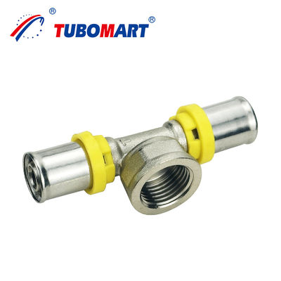 Tubomart OEM PEX AL PEX Rury gazowe wielowarstwowe Rury gazowe TH Style Brass Press Fittings