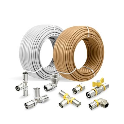 Dostosowana hurtowa podłogowa rura grzewcza GAZ Pex Al Pex do instalacji wodnych z tworzywa sztucznego 16-32MM kompozytowa rura PEX Al PEX