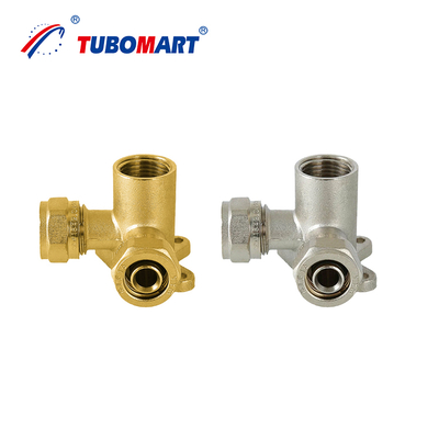 Tubomart Materiały hydrauliczne Gasowe łączniki PEX mosiądz 16-32MM Równy gniazdo PEX Al Pex łączniki kompresyjne