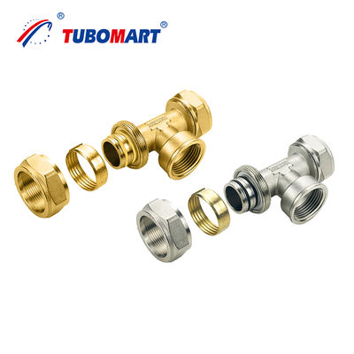 Dostosowane rozmiary Pex Al Pex Kompresyjne armatury do układu gazowego Optymalna wydajność Wysoka trwałość