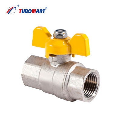 Tubomart Valve Manufacturer 1/2 - 2 Inch Wysokiej Jakości Podwójnie Naciągany Dwuczęściowy Płytkowy Zawór Kulkowy do Rurociągów Gazowych