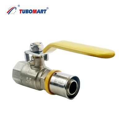 Gorąca wyprzedaż zaworu kulowego do węża gazowego OEM z długą rączką, rozmiar S16X10, odpowiedni do wielowarstwowych rurociągów gazowych PAP.