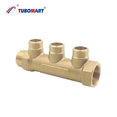 Elastyczny zestaw pexowy z łącznikami z mosiądzu świadczący usługi w systemach grzewczych i hydraulicznych zapewniających bezciekową pracę